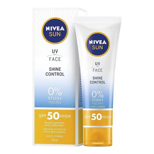 Sun UV Sunscreen Face Shine Control Cream for Mat Look SPF50, 50ml