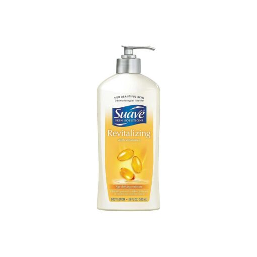 Suave Revitalizing with Vitamin E Body Lotion, 18 oz ( Pack of 2 )