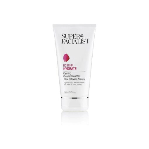 Super Facialist Rosehip Calming Creamy Cleanser - Hydrates & Restores Natural PH Balance 1 x 150ml