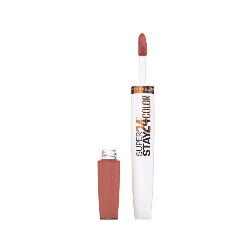 Maybelline SuperStay 24, 2-Step Liquid Lipstick, Coffee Edition, Caramel Crush