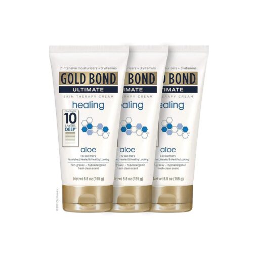 Gold Bond Healing Hydrating Cream, 5.5 oz., With Aloe, Immediate 24-Hour Hydration