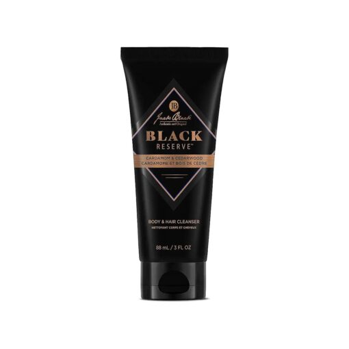 Jack Black Black Reserve Body & Hair Cleanser, Men 's Body Wash, Shampoo Haircare, Dual-Purpose Men 's Cleanser, Sulfate-Free