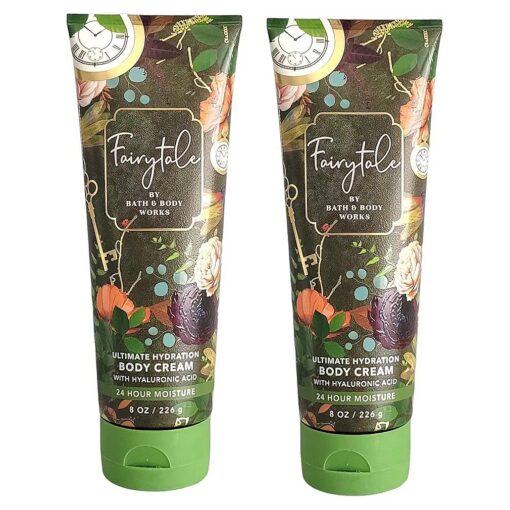 Bath and Body Works Fairytale Body Cream Ultimate Hydration Gift Set For Women 2 Pack 8 Oz, ( Fairytale )