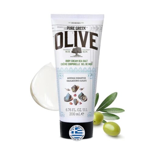 Olive Body Cream, Sea Salt, 6.76 fl, oz .