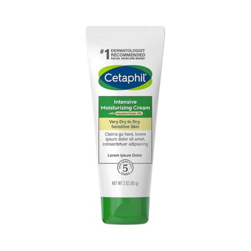 Cetaphil Body Moisturizer with Meadowfoam Oil, Hydrating Cream for Dry, Sensitive Skin, Non-Comedogenic, 3oz