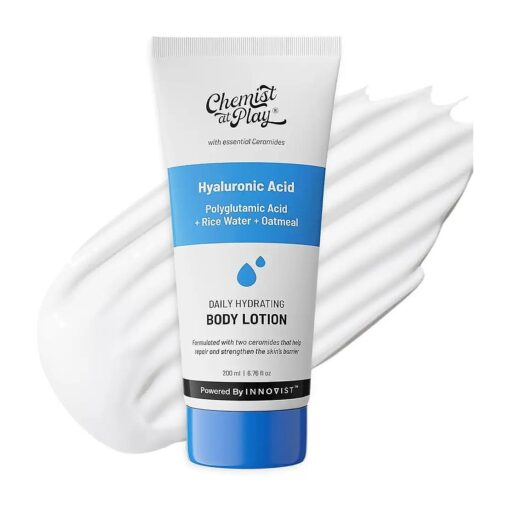 Hydrating Body Lotion with Rice Water & Hyaluronic Acid for Deep Moisturization | All Skin Type | Hydrate Dry and Flaky Skin | Vegan & Cruelty-Free | 7 fl oz .