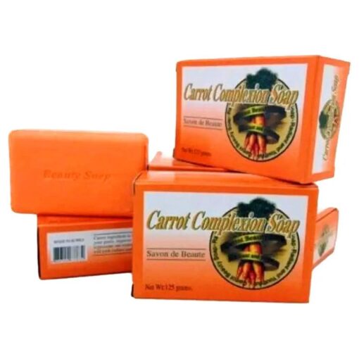 Carrot Complexion Soap - 3 Pcs .