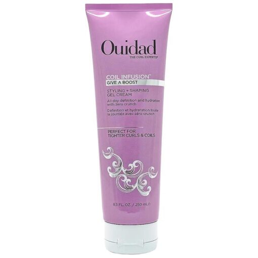 OUIDAD Coil Infusion ( tm ) Give a Boost Styling + Shaping Gel Cream, 8.5 oz .