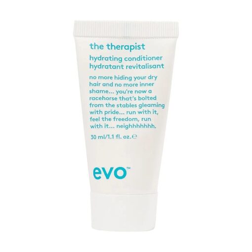 evo The Therapist Hydrating Conditioner - Hydrates, Strengthen and Softens Whilst Improving Shine - Protects Colour Treated Dry Hair, Helps to Detangle