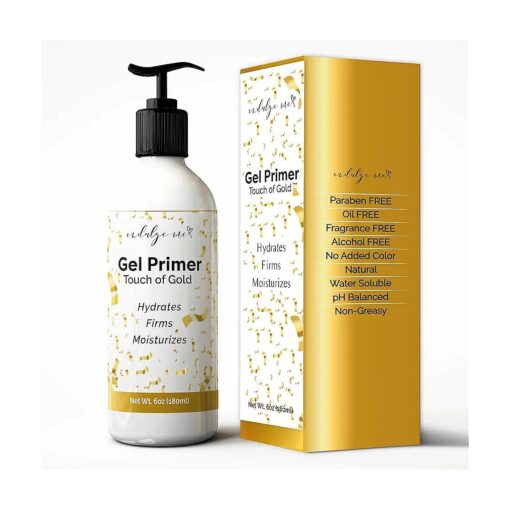 Conductive Gel - Facial Hydrating Leave-On Gel Primer, Hyaluronic Acid, Collagen Peptide, Niacinamide, Vitamin E, Gold Foil