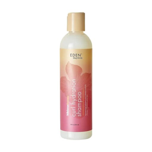 EDEN BodyWorks Hibiscus Honey Curl Hydration Shampoo | 8 oz | Glently Cleanse, Moisturize, Nourish & Soften Hair