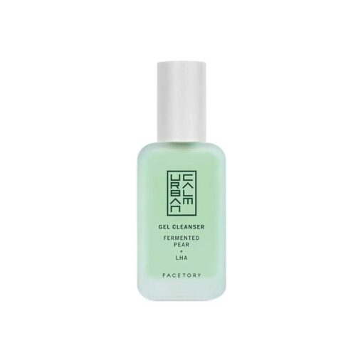 FACETORY Urban Calm Gel Cleanser Mini Travel Size 30ml - Korean Skincare Face Wash - Hydrating Face Wash with Fermented Pear & Capryloyl Salicylic Acid LHA - Gel Cleanser Face Wash for All Skin Types