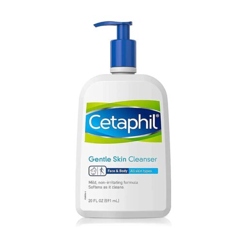 Cetaphil Gentle Skin Cleanser 20 fl oz | Hydrating Face Wash & Body Wash | Ideal For Sensitive, Dry Skin | Non-irritating | Wont Clog Pores | Fragrance-free | Soap-free | Dermatologist Recommended