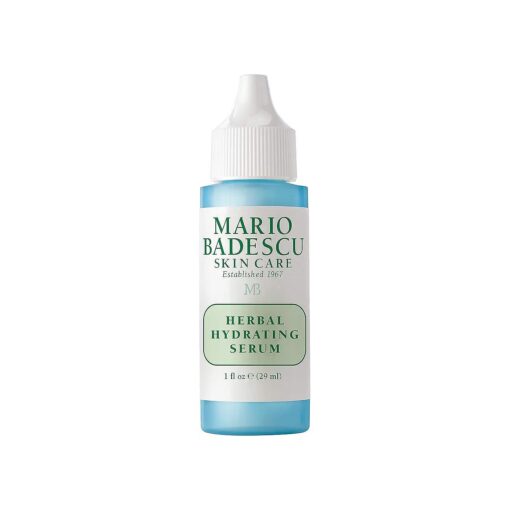 Mario Badescu Herbal Hydrating Serum for All Skin Types |Oil Free Serum that Leaves Skin Supple |Formulated with Ceramides & Gingko Extract| 1 FL OZ