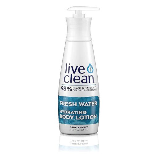 Live Clean Body Lotion, Hydrating Fresh Water, 17 Oz