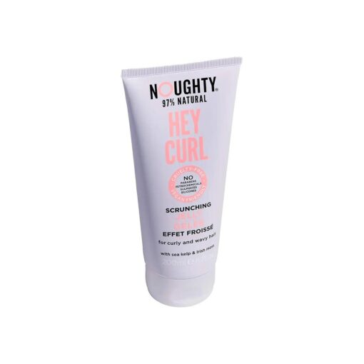 Noughty 97 % Natural Hey Curl Scrunching Jelly, Hydrating Frizz Control Formula for Curly and Wavy Hair with Sea Kelp and Irish Moss, Sulphate Free Vegan Haircare 200ml