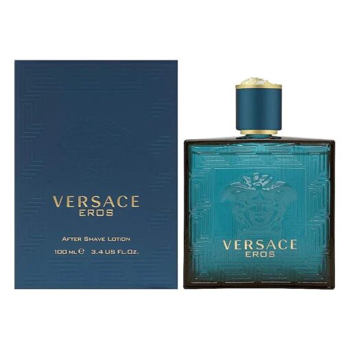 VERSACE Eros After Shave Lotion, 3.4 Fluid Ounce