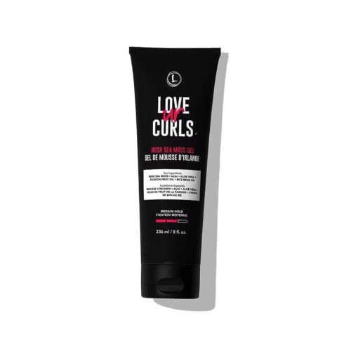 LUS ( Love Ur Self ) Irish Sea Moss Curl-Activating, Medium-Hold Styling Gel for Hydrated, Defined Curls, Waves & Coils- Vegan, Cruelty-Free - 8.5 oz