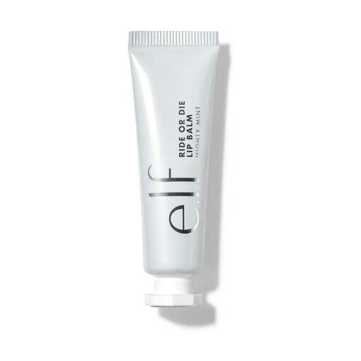 e.l.f, Ride or Die Lip Balm, Ultra-Hydrating Clear Lip Balm, Infused with Jojoba Oil, Sheer Finish, Mighty Mint, 0.42 Oz ( 12g )