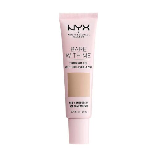 NYX PROFESSIONAL MAKEUP Bare With Me Tinted Skin Veil, Lightweight BB Cream - True Beige Buff