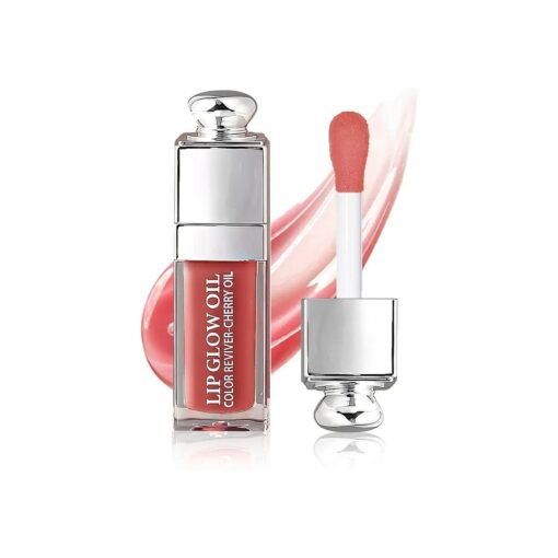 Hydrating Lip Glow Oil, Plumping Lip Oil, Long Lasting Moisturizing Lip Gloss, Non-Sticky Shine Lip Tint, Nourishing & Repairing Glass Lip Stain, Lip Blam For Lip Care and Dry Lip