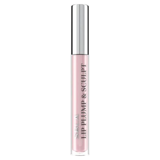 SBLA Beauty Lip Plump & Sculpt, Hydrating Lip Plumper Gloss, Instantly Plumps Lips & Creates Fuller Pout, Baby Glow ( Light Pink ), 0.11 Oz