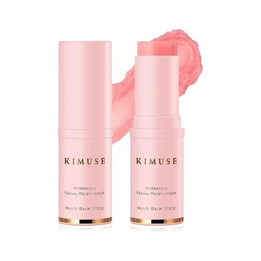 KIMUSE Hydrating Multi Balm Stick, All-in-One Hydrating Lip Balm Eye Cream Neck Cream Make Up Base, Reduce Wrinkle & Moisturizing Moisturizer For Face Skin Care