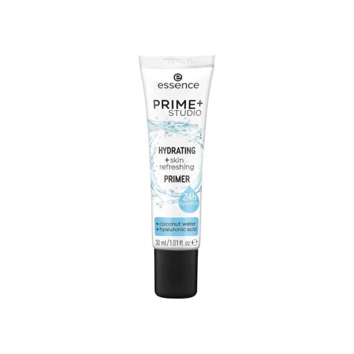 prime+ studio hydrating + skin refreshing primer # fffff / clear / crulety-free, vegan, gluten-free, paraben-free