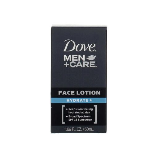 Dove Men+Care Hydrate + SPF 15 Sunscreen Face Lotion - 1.69 Oz ( Pack of 3 )