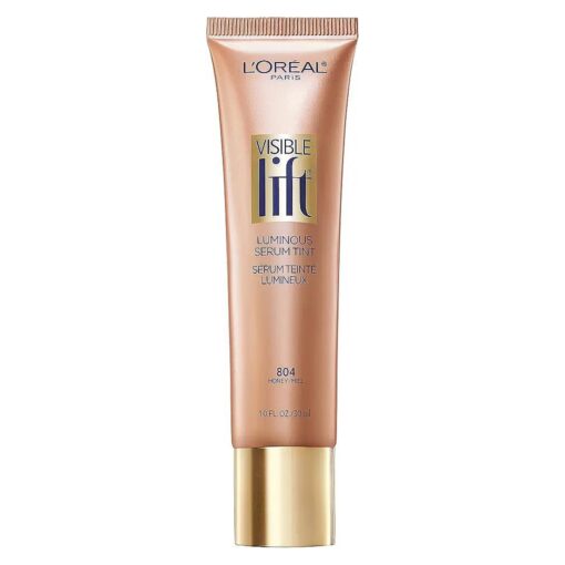 L'Oreal Paris Cosmetics Visible Lift Luminous Serum Tint, Honey, 1 Fluid Ounce