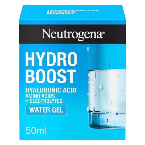 Neutrogena Hydro Boost Face Moisturizer with Hyaluronic Acid for Dry Skin, Oil-Free and Non-Comedogenic Water Gel Face Lotion, 1.7 oz