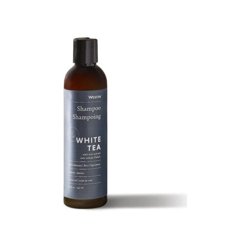 Westin White Tea Aloe Shampoo - Vitamin and Antioxidant-Packed Shampoo for All Hair Types - Signature White Tea Aloe Scent - Amenity Set of 2-8 ounce Bottles