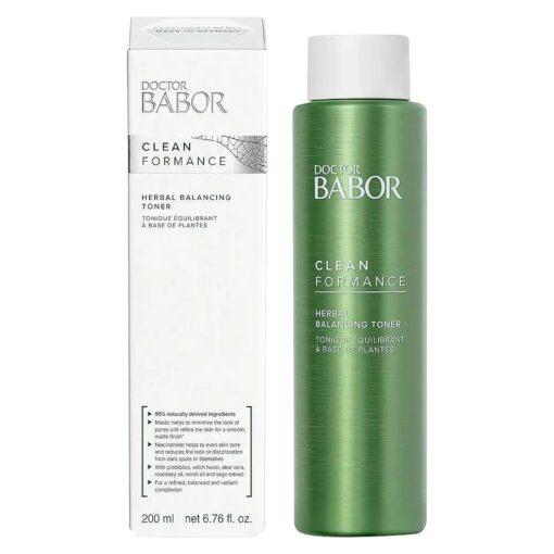 BABOR Cleanformance Face Toner for Oily and Shiny Skin, Face Toner for Women Anti Aging with Niacinamide, Hydrating Pore Refining Balancing Facial Toner, 6.7oz