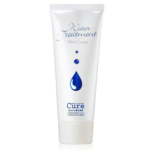 Cure Water Treatment Skin Cream, Moisturizer/Toner for Aging Skin, Hydrogen Water, Oil Free, Make up Base, Nighttime Face Pack, Full Body Lotion, Made in Japan .