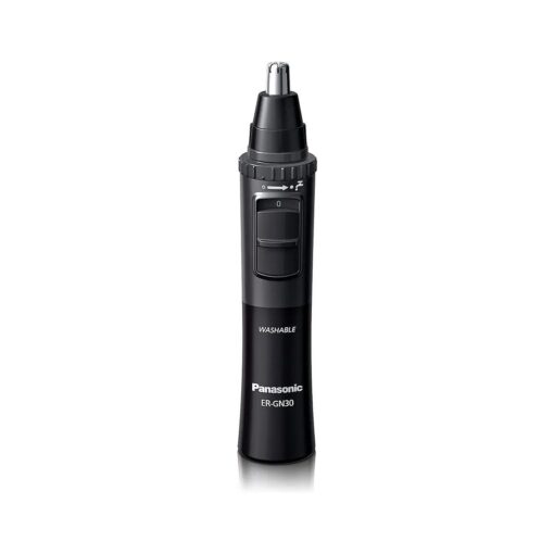 Panasonic Men 's Ear and Nose Hair Trimmer, Wet Dry Hypoallergenic Dual Edge Blade - ER-GN30-H