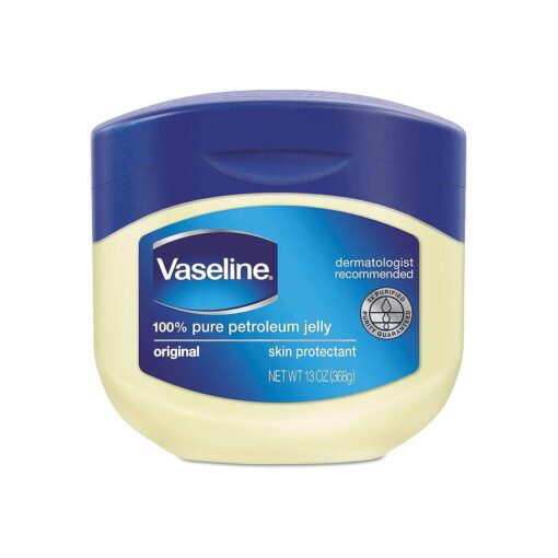 Vaseline Original Petroleum Jelly 13 oz - Hypoallergenic Moisturizer for Dry Skin, Non-Comedogenic Gel