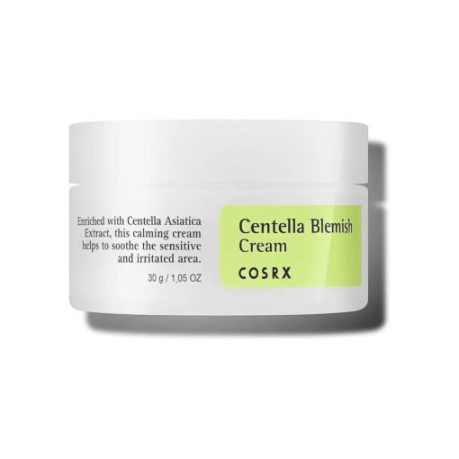 COSRX Centella Blemish Cream, 1.05 fl.oz / 30g | Centella | Korean Skin Care, Vegan, Cruelty Free, Paraben Free