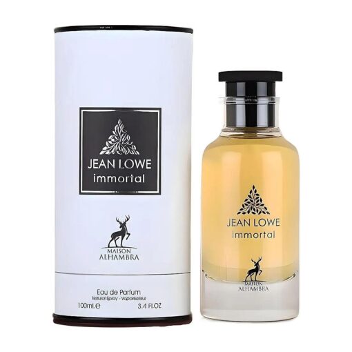 Maison Alhambra Jean Lowe Immortal Eau De Parfum Spray for Men, 3.4 Ounce