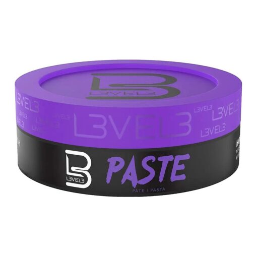 L3 Level 3 Paste - Long-Lasting Hold - Improves Strength and Volume of Hair Protects Against Hair Damage - Level Three Men Styling Product