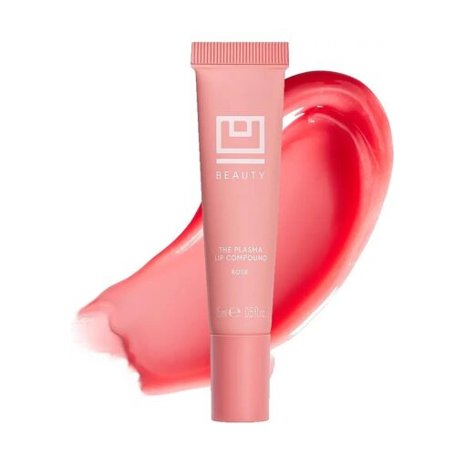 U Beauty The Plasma Tinted Lip Compound - Anti-Wrinkle Treatment - Shimmery Plumping Lip Gloss, Hyaluronic Acid, Deeply Hydrate, Rose - 15 mL