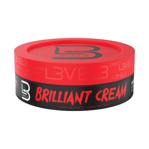 L3 Level 3 Brilliant Cream - Improves Hair Texture and Shine - Delivers a Natural Hair Style Look Hydrates your Hair