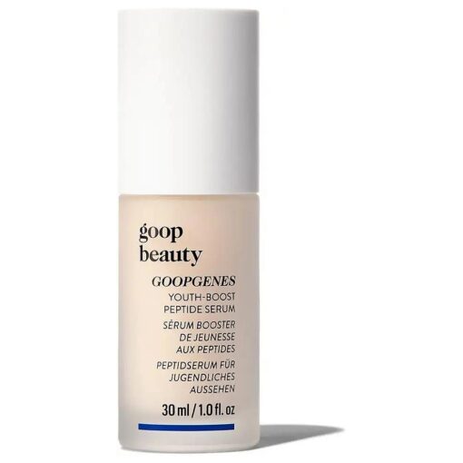 goop Beauty Peptide Serum | Face Serum to Reduce Fine Lines & Wrinkles | Peptides, Ceramides, & Niacinamide | Anti Aging Serum to Improve Firmness & Elasticity | Paraben Free | 1 fl oz