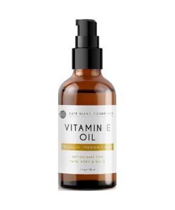 Kate Blanc Cosmetics Vitamin E Oil for Skin and Face ( 1oz ) Moisturizes Face and Skin, 28,000 IU, Reduce Appearance of Scars, Wrinkles, Dark Spots, DIY Lip Gloss