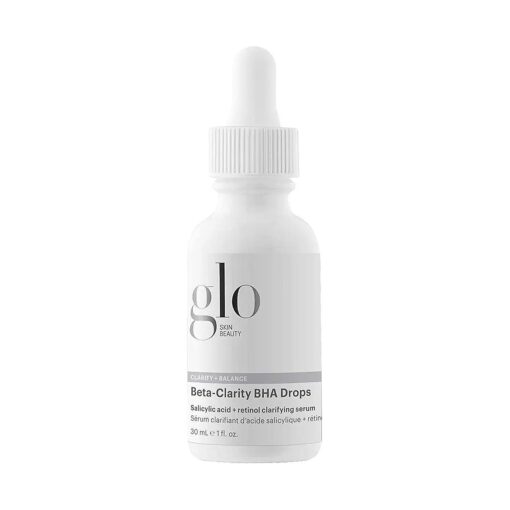 Glo Skin Beauty Beta-Clarity BHA Drops - Salicylic Acid + Retinol Clarifying Serum, Helps Refine & Rebalance for a Clearer, Brighter Complexion ( 1 Fl Oz )