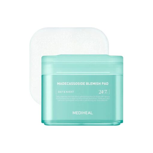 MEDIHEAL Madecassoside Cotton Facial Pads - Toner Pads with Centella Asiatica to Improve Uneven Skin Tone - Vegan Face Gauze Pads, 100 Pads