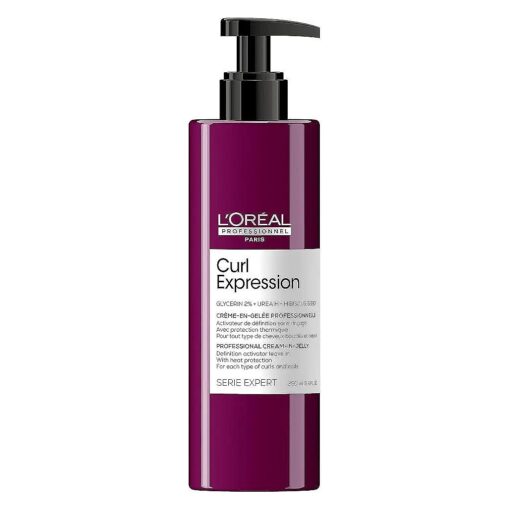 L'Oreal Professionnel Curl Expression Definition Activator | For Curly and Coily Hair | Defines Curls and Coils | Silicone and Paraben Free | 8.45 Fl, Oz .