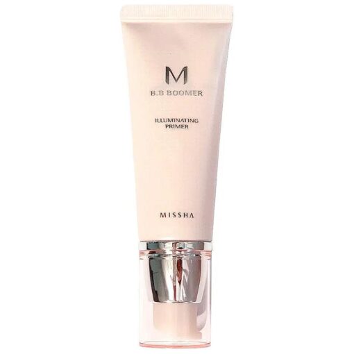 MISSHA M BB Boomer 40ml- Boost the adherence and wear of foundation that improves skin tone with dewy finish and healthy glow all while providing skincare benefits