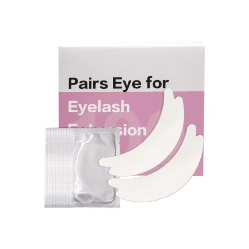 Foam Eye Pads for Eyelash Extensions Individual Sticky Under Eye Pads For Watery Eyes Hypoallergenic Waterproof Lint Free Lash Extension Supplies ( 100 Pairs )