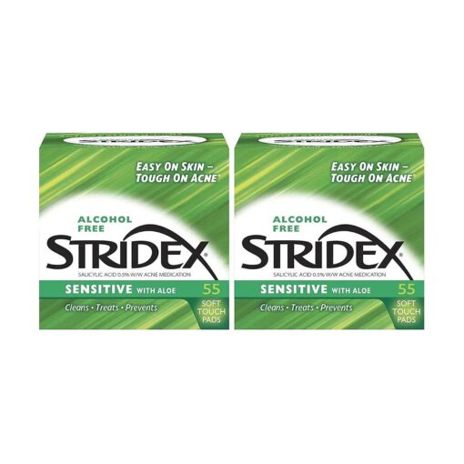 Stri-Dex Medicated Pads, Sensitive,2 Count