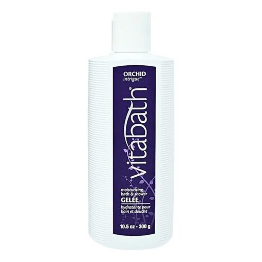 Vitabath Orchid Intrigue Moisturizing Bath & Shower Gel Wash Alluring Botanical Skin-Softening Hydrating & Soothing Skincare, Body Cleanser & Foaming Gelee Bath - Cruelty-Free - 10.5 oz